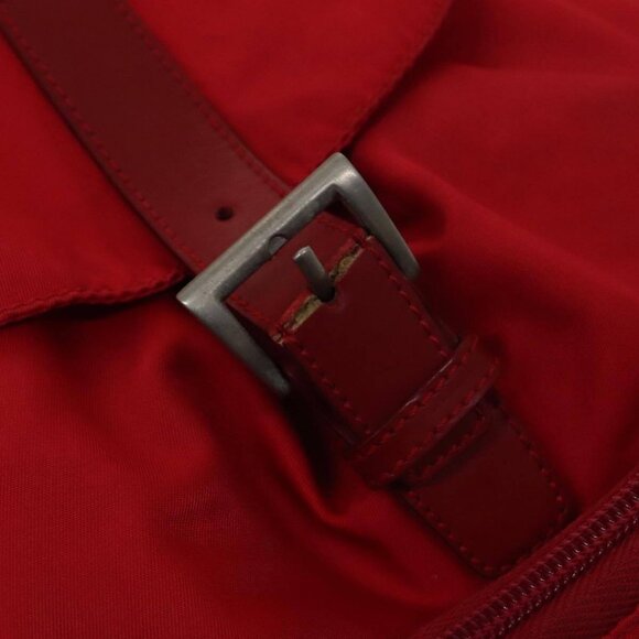 PRADA Backpack Nylon Red Auth ar13087 - Picture 9 of 16